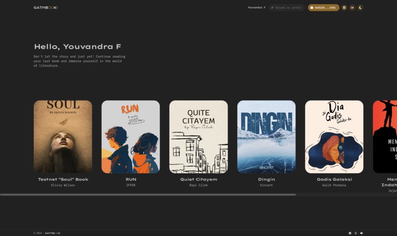 Gathbook – screenshot 1