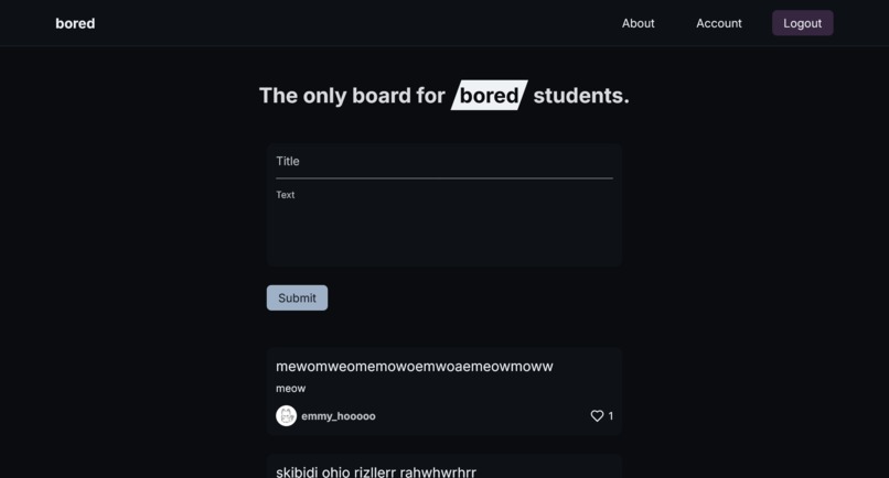 bored – screenshot 1