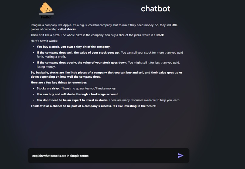 FinBot Personal Financial Assistant – screenshot 2