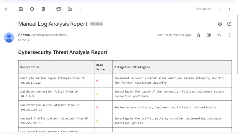 SECMO – screenshot 1