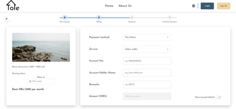 Tole : A renting solution – screenshot 2