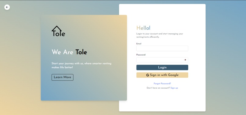 Tole : A renting solution – screenshot 3