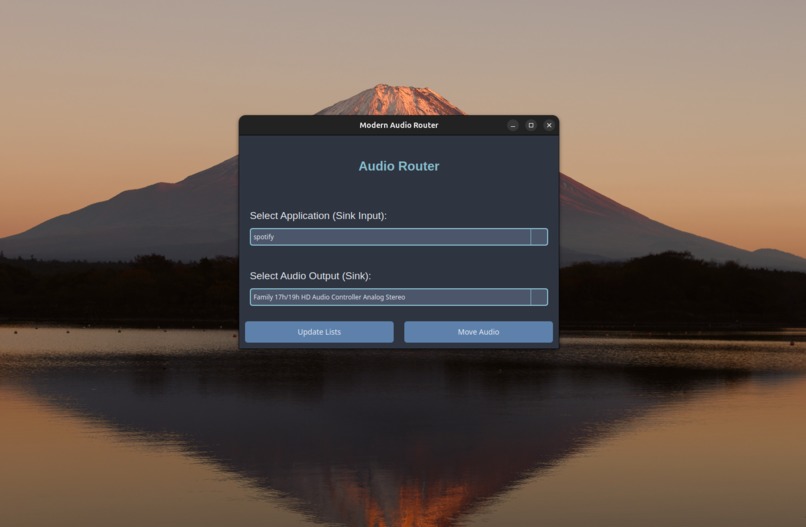Audio Routing – screenshot 1