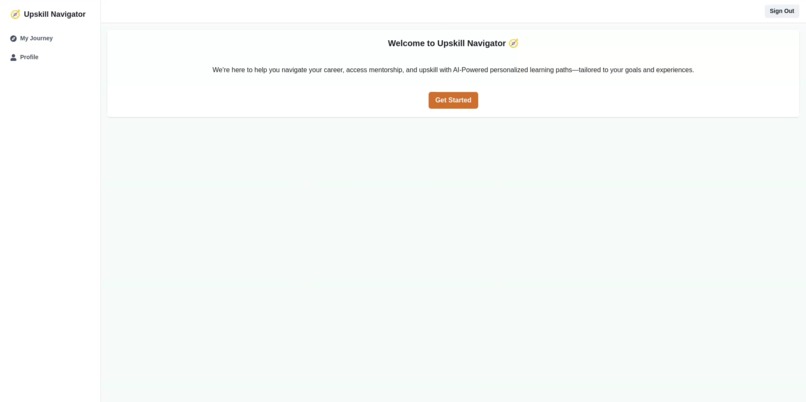 Upskill Navigator – screenshot 2