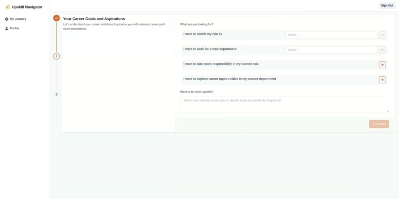 Upskill Navigator – screenshot 3
