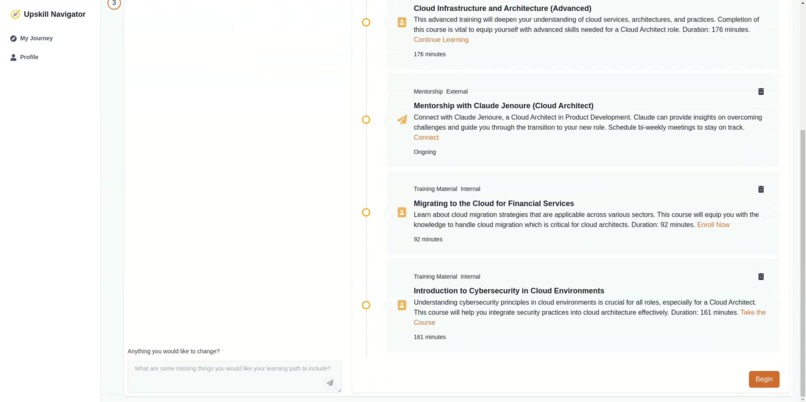 Upskill Navigator – screenshot 5