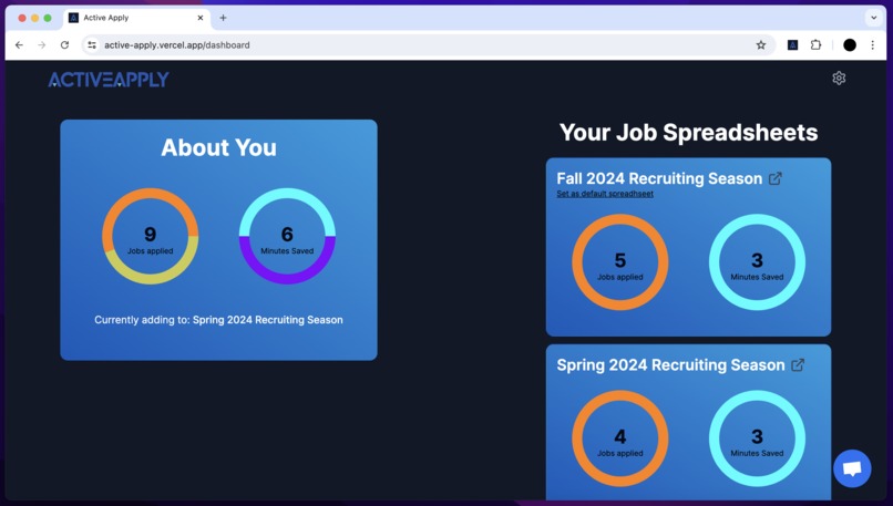 Active Apply – screenshot 3