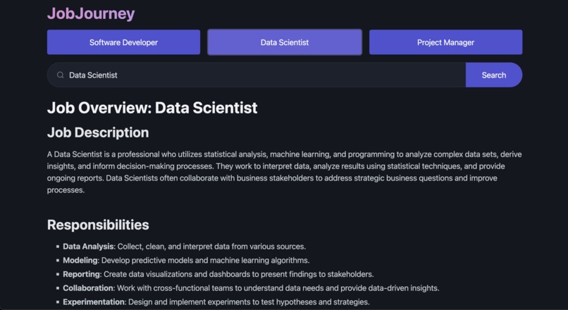 JobJourney – screenshot 2