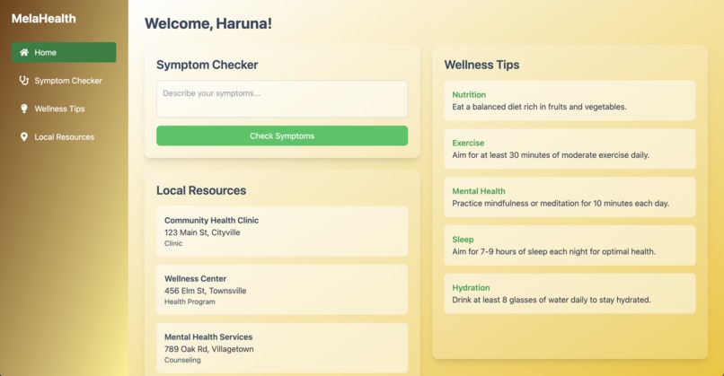 MelaHealth – screenshot 1