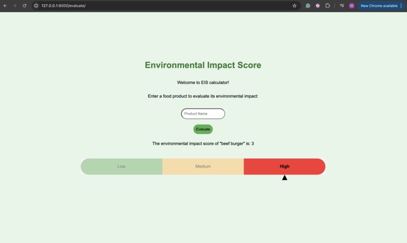 PiedPiper - Environmental Impact Score for Products – screenshot 1