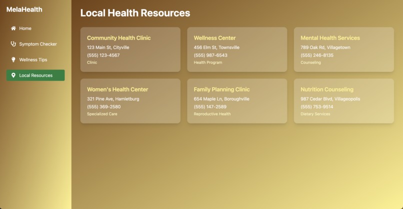 MelaHealth – screenshot 3