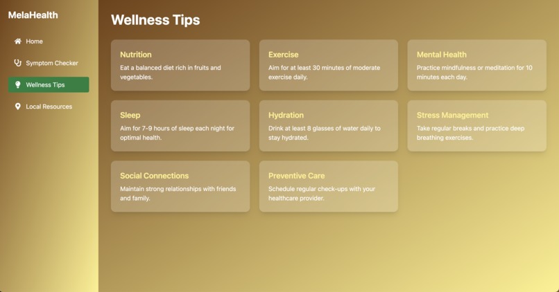 MelaHealth – screenshot 4