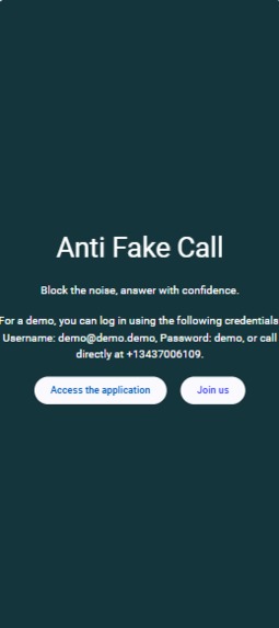  Anti FakeCall – screenshot 1