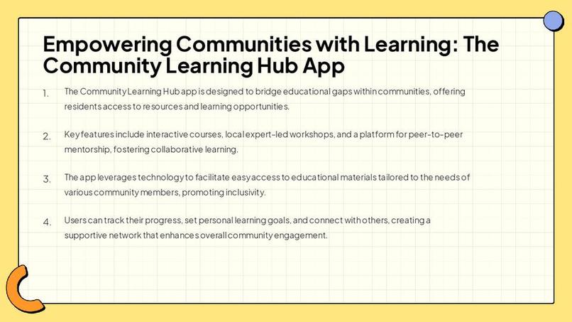 Community Learning Hub – screenshot 6