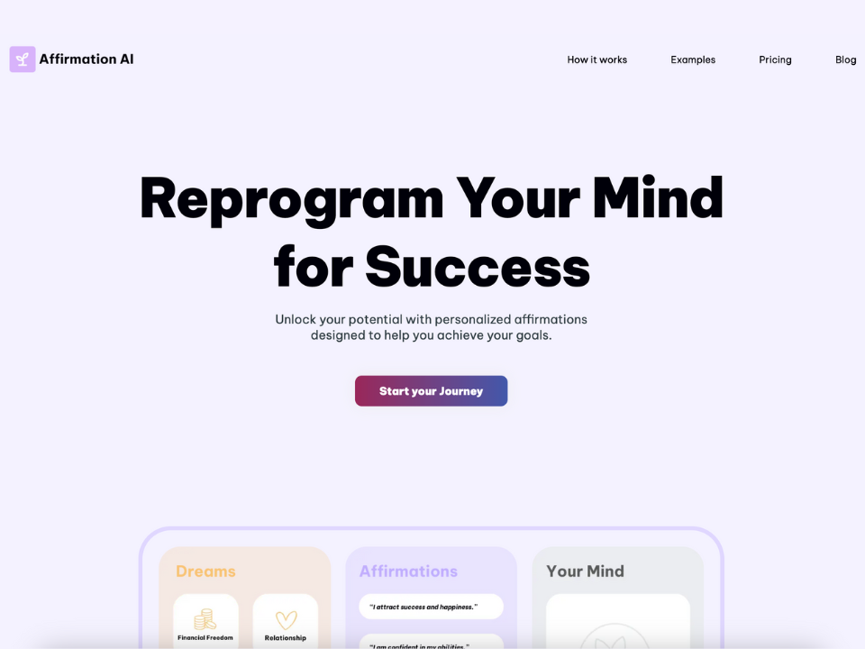 Affirmation AI | Devpost