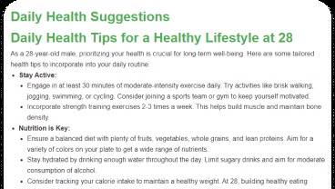AI Health Assistant – screenshot 5
