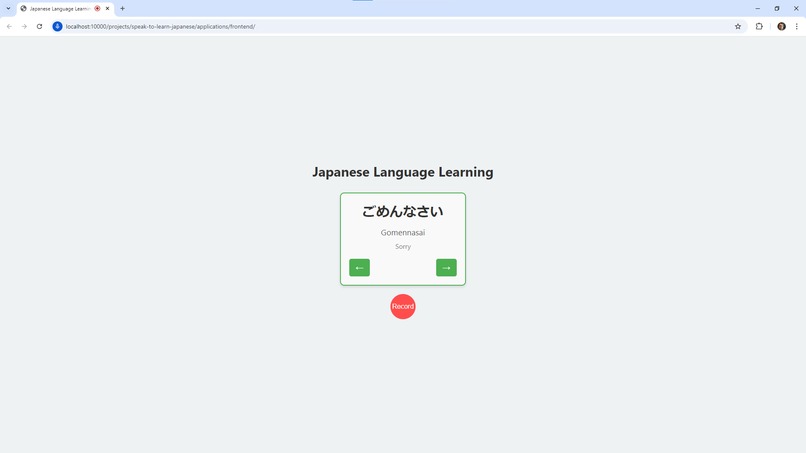 Speak to Learn Japanese – screenshot 2