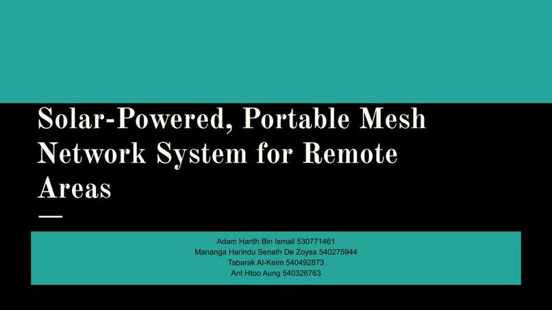 GroupSymphony_Solar-Powered, Portable Network System_GTG2024 – screenshot 3