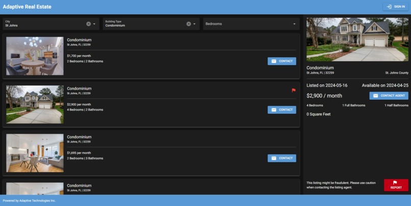 Adaptive Real Estate – screenshot 2