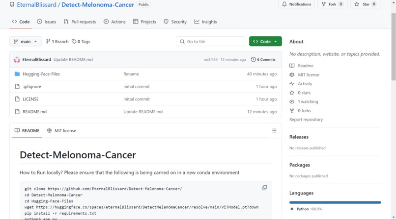 Detect Melonoma Cancer – screenshot 3