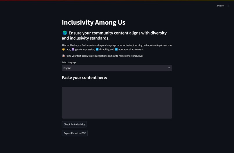 Inclusivity Among Us – screenshot 2