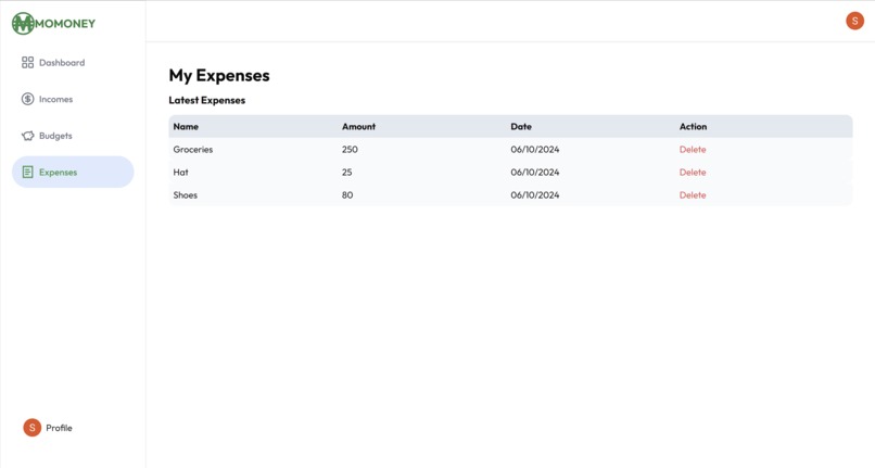 MOMONEY – screenshot 8