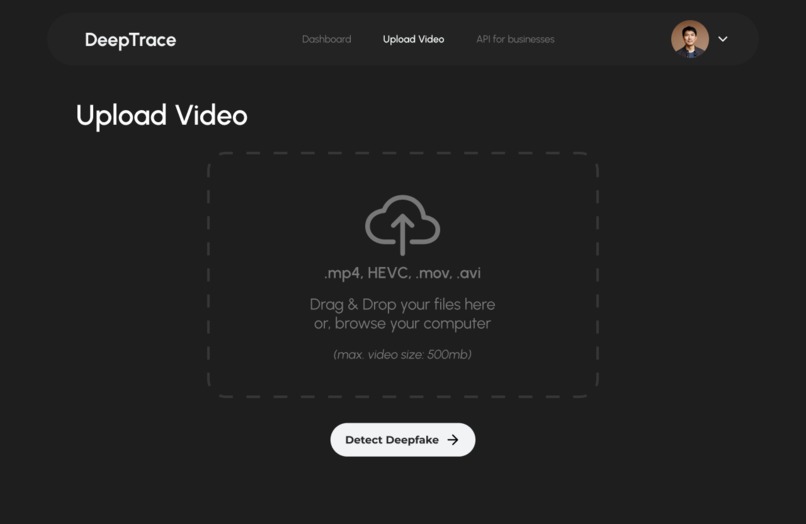 DeepTrace – screenshot 2