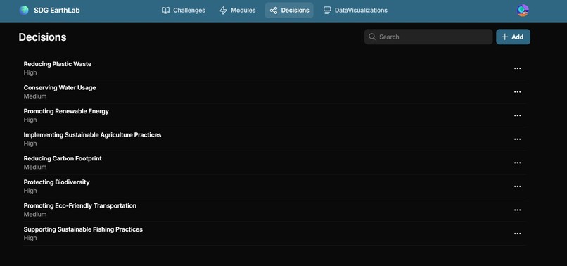 SDG Earthlab – screenshot 3