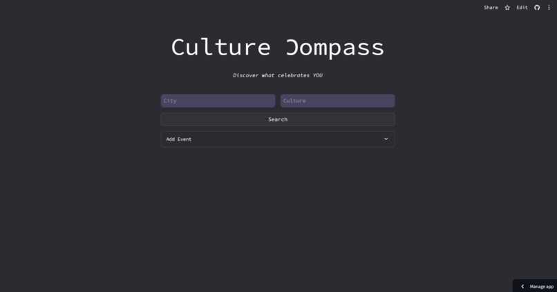 Culture Compass – screenshot 1