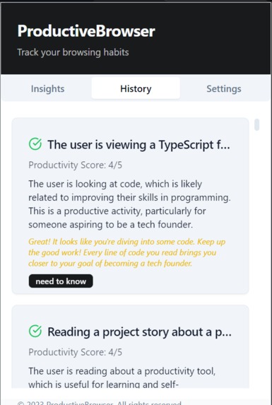 ProductiveBrowser – screenshot 4