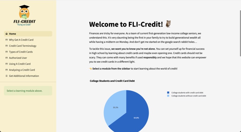 FLI-Credit – screenshot 2