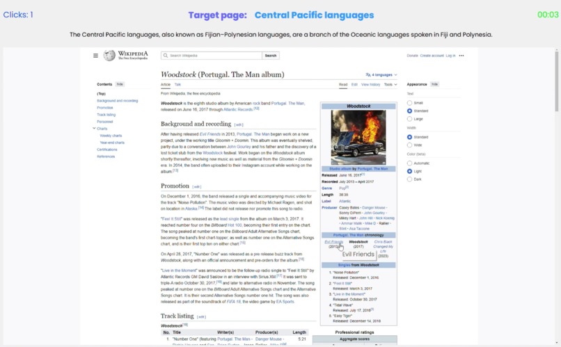 WikiParty – screenshot 2
