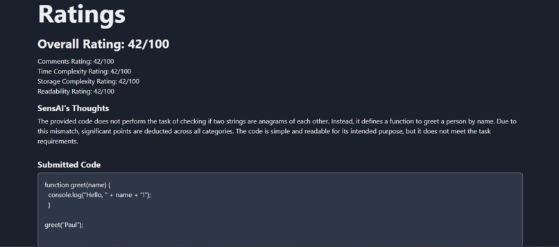 Code SensAI – screenshot 4