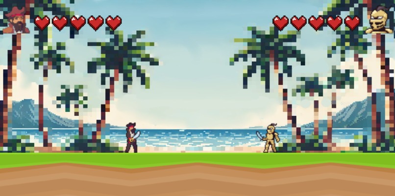 Pirate's Cove: Two-Player Fighting Game – screenshot 1