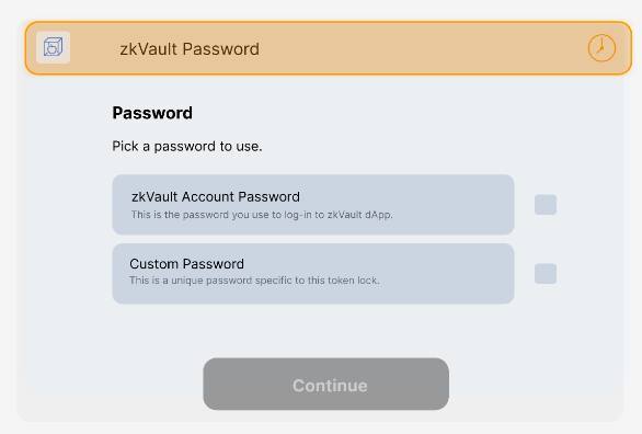 zkVault – screenshot 2