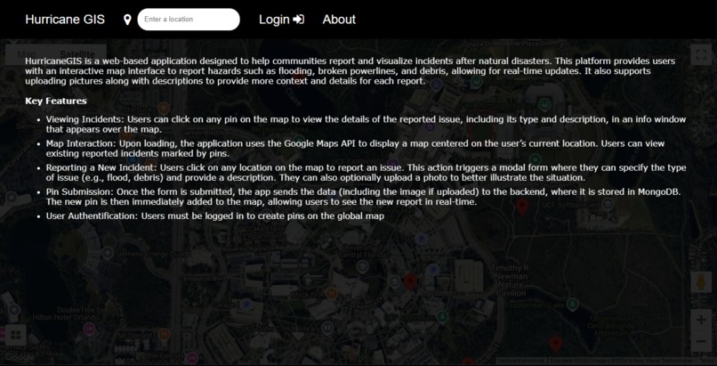 Hurricane-GIS (Geographical Information System) – screenshot 5