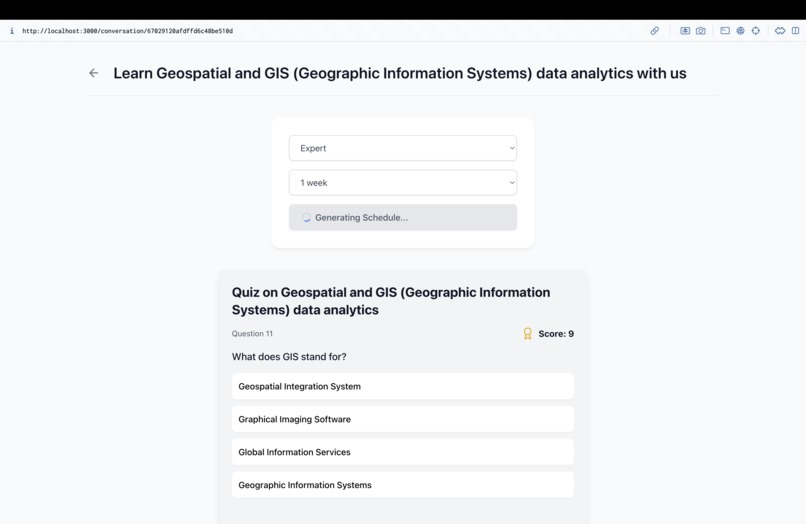 CourseAI – screenshot 1