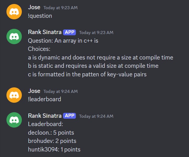 Rank Sinatra – screenshot 1