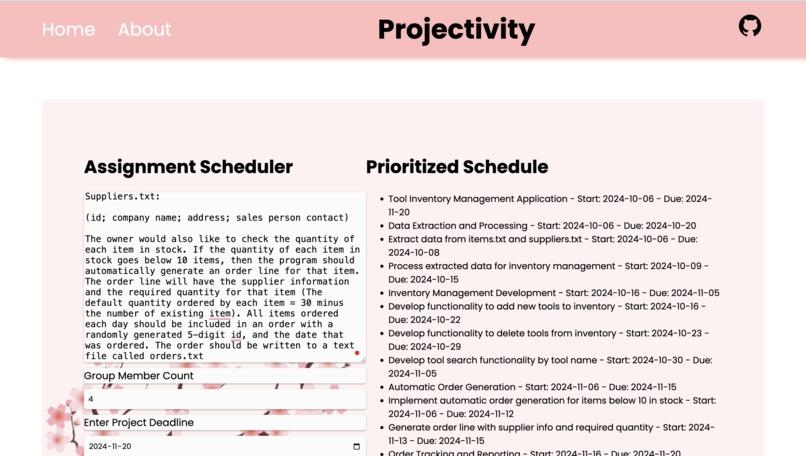 Projectivity – screenshot 1