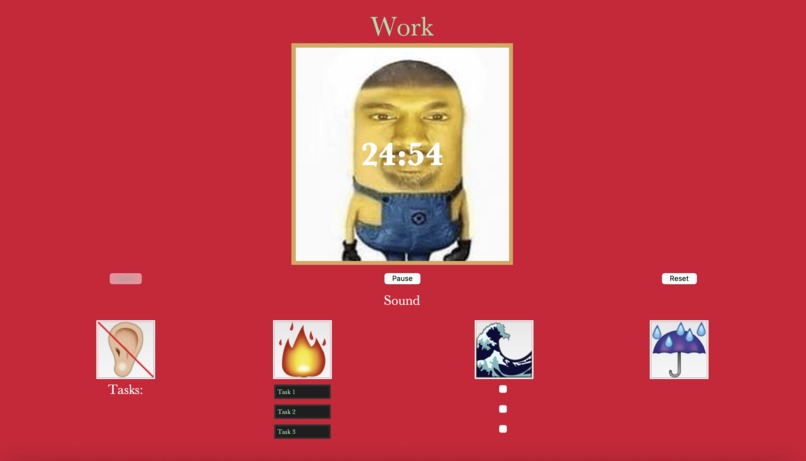 My Beautiful Dark Twisted Pomodoro  - Pomodoro Timer – screenshot 1