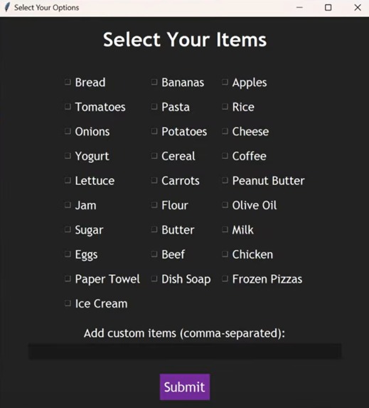 Wegmans Grocery Path Finder – screenshot 1