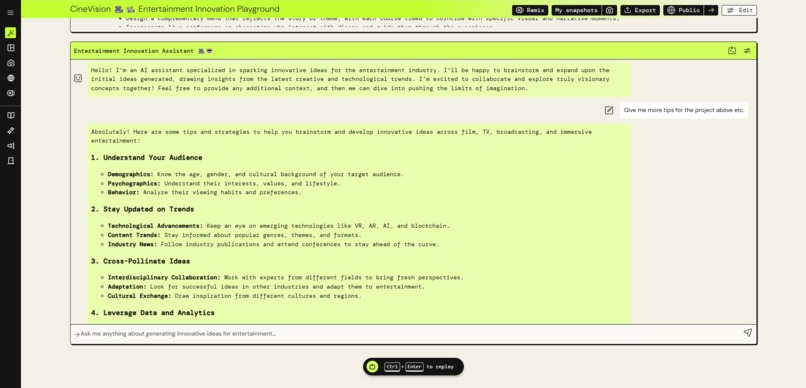 CineVision Entertainment Innovation Playground  – screenshot 6