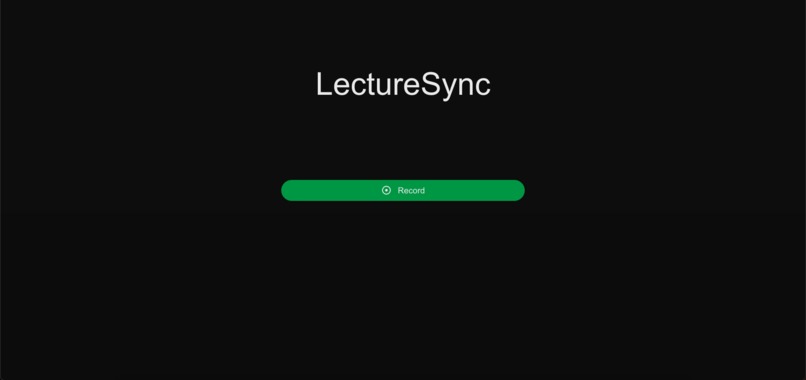 LectureSync – screenshot 2