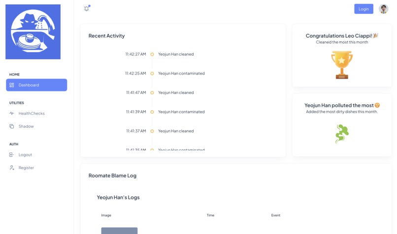 DishWatcher – screenshot 2