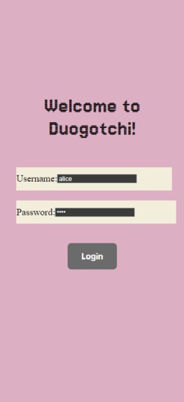 Duogotchi - Tamagotchi for Couples – screenshot 1