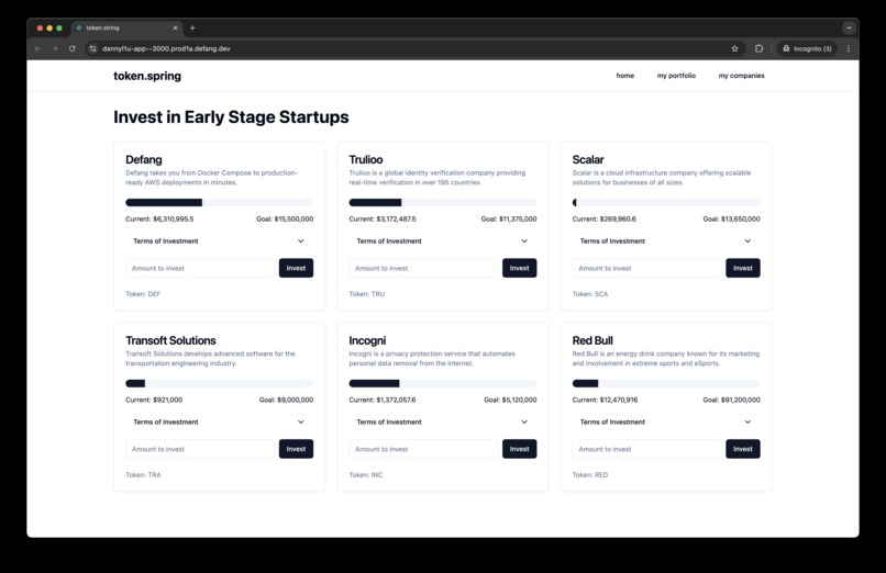 token-spring – screenshot 1