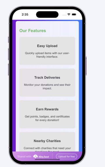 Givy-Gift the needy – screenshot 1