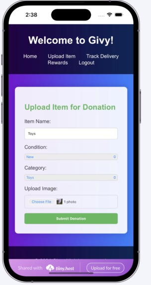 Givy-Gift the needy – screenshot 4