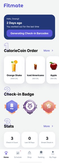 Caloriecoin Gym – screenshot 1