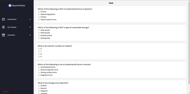 BeyondClass – screenshot 2